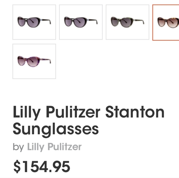 Lilly Pulitzer Stanton sunglasses frame and case - Picture 10 of 14